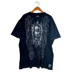 NWT Disney Parks Men Size L Black Tee Shirt Marvel Thor Ragnarok Grandmaster S/S